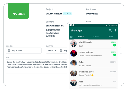 Whatsapp Your Invoices