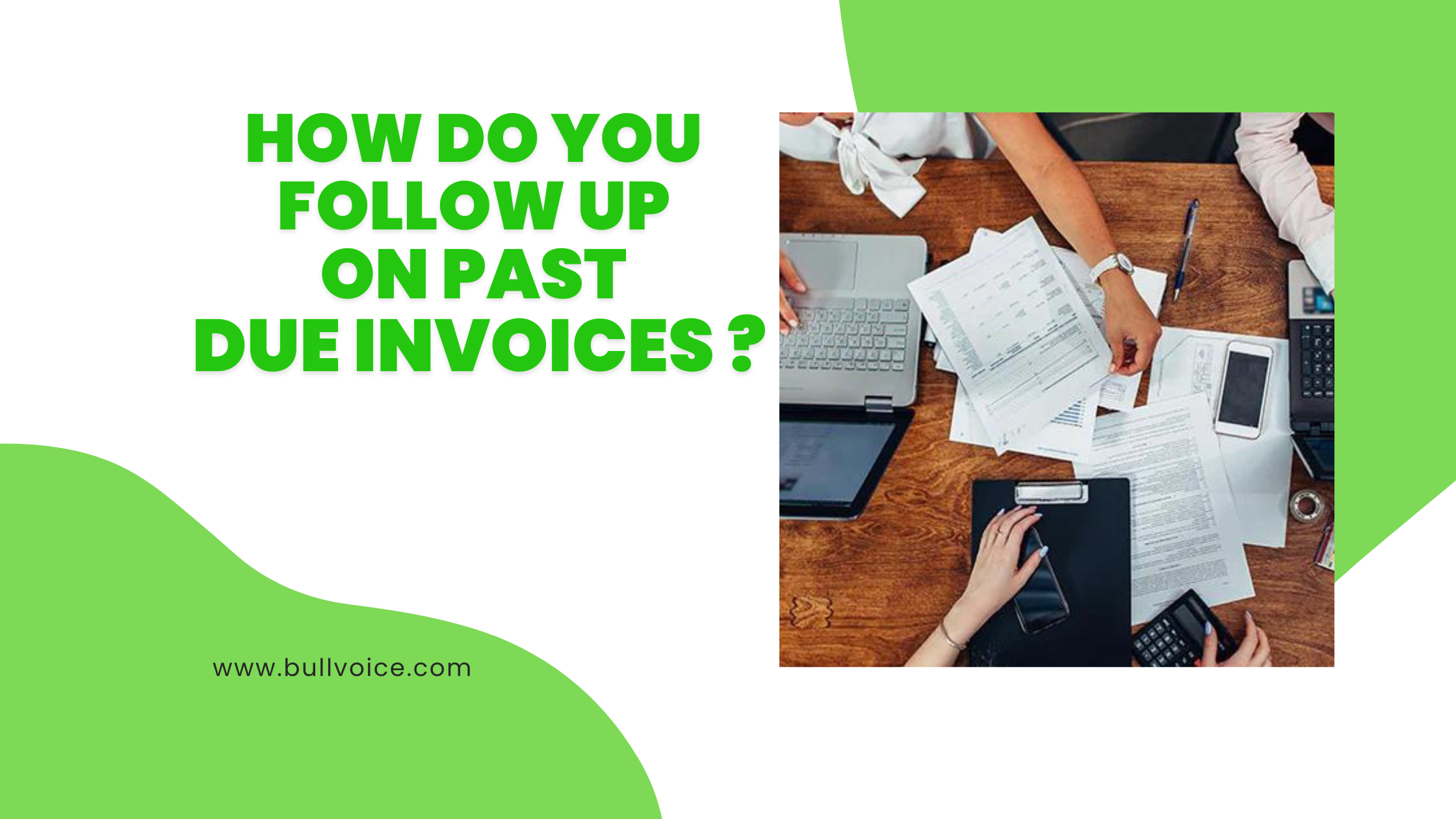 How do you follow up on a past due invoices